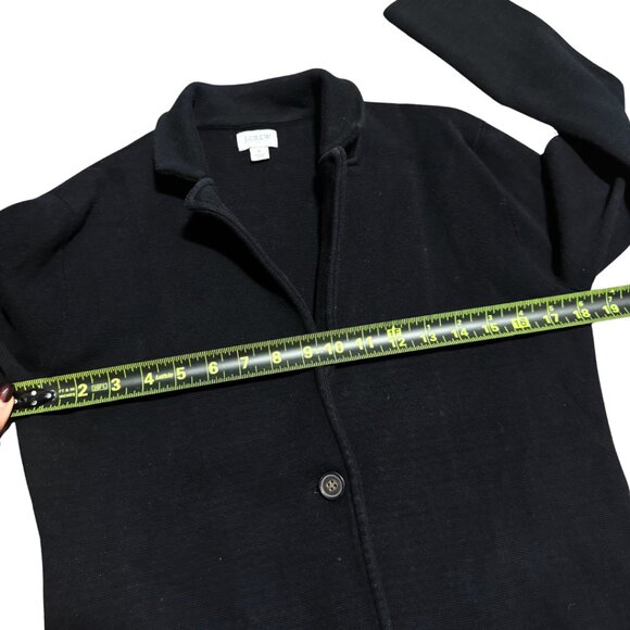 J.Crew Schoolboy Sweater Blazer Black Size S | Cotton Knit Preppy Academia | G93 - Picture 11 of 16